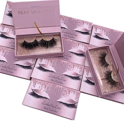 China Wholesale 20mm Mink Eyelashes Private Label 100% 3d Mink Eyelashes Long Feather Mink Lashes for sale