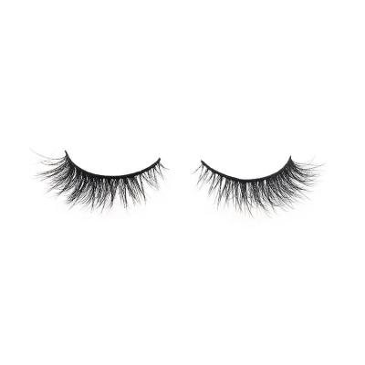 China Natural Soft Reusable Siberian Mink Fur Lashes 10-12mm Short Styles Custom Packaging Waterproof False Eyelashes for sale