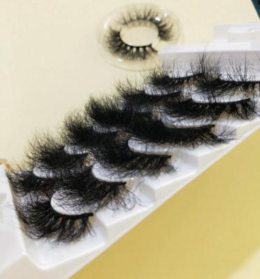 China Wholesale Natural Long Own Custom Brand Logo Box Real Mink Wispy Eyelashes 3d Mink Eyelashes for sale