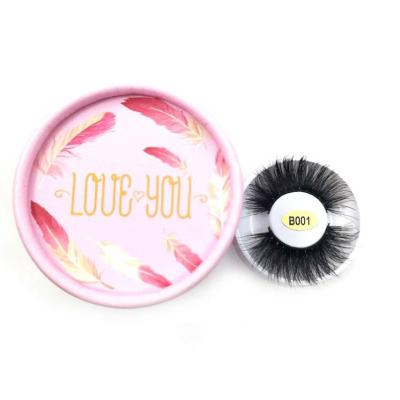 China New Design Hot Selling Super Vegan Natural Mink Eyelashes Long 3d Mink Eyelash Faux Mink Lashes 25mm for sale