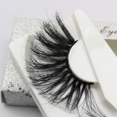 China Wholesale Natural Mink False Eyelash 30mm Custom Long Bunching Lashes With Custom Packaging for sale