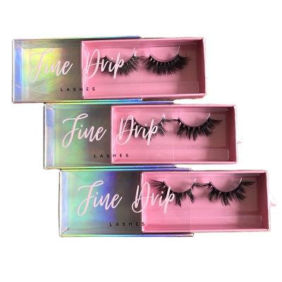 China Deeply private logo of real Mink Eyelash Wholesale Bulk Custom 22mm 3D packing box for sale