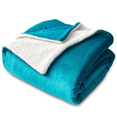 China Antistatic Recommend Yes Home Coral Fleece Blankets 100 Polyester Solid for sale