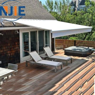 China China Cheap Electric Retractable Patio House Awning With Motor And Remote Control Factory Made for sale