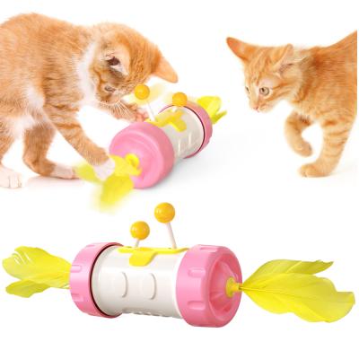 China New Viable Feather Cat Toy Magic Wand Feathers from Pet Toy Interactive Cat Toy Indoor for sale