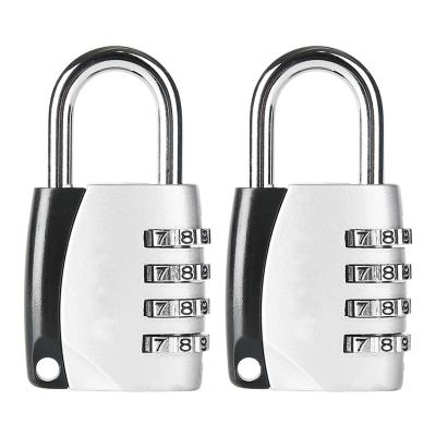 China 4 Digit Zinc Alloy Adjustable Password Security Door Lock Combination Gym Lock For Club Cabinet Sports Locker for sale