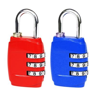 China Wholesale Zinc Alloy Adjustable Combination Safety Fashion 3 Digit Outdoor Luggage Travel Padlock Zinc Alloy Lock for sale