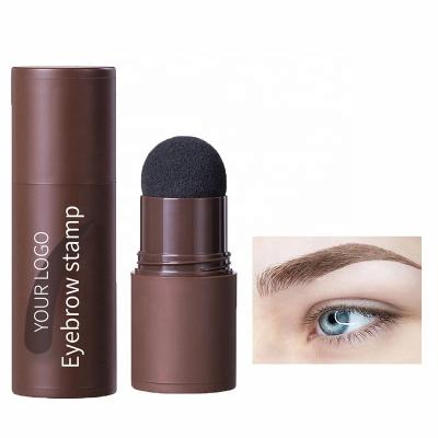 China One Step Eyebrow Stamp Waterproof Wholesale Cosmetic Stencil Shaping Kit Waterproof Brow Stamp for sale