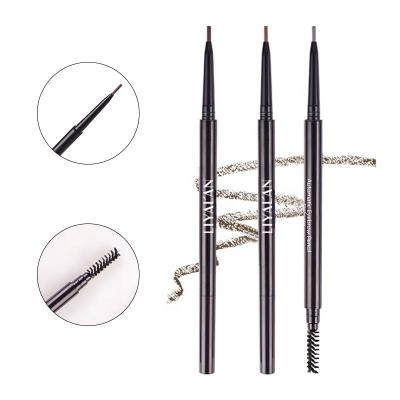 China New Design Private Label Waterproof Durable Makeup Thin Brow Cosmetics Waterproof Thin Eyebrow Pencil for sale