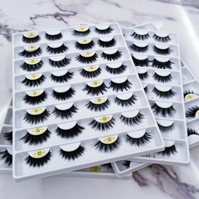 China Custom Fake Magnetic False 3d Mink Eyelashes Eyelash Extensions Fan Eyelash Seller Wholsale Natual Cruelty Free for sale