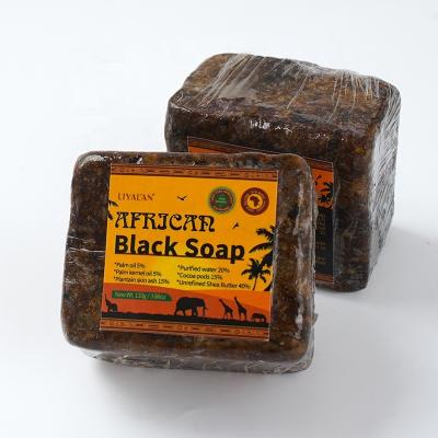 China Wholesale 100% Natural Organic Skin Care Basic Cleansing Raw African Black Soap for sale