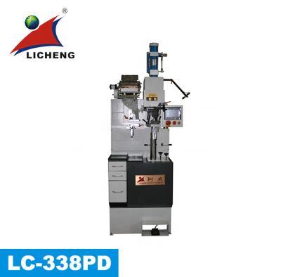 China LC-338PD Patented Automatic Shoe Heel Topping Nailing Screwing Tying Machine for sale