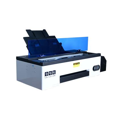 China Hotels A3 heat transfer PET film T-shirt dtf printer with flip powder machine DTF printer for L1800 for sale