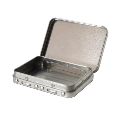 China Custom Wholesale Condom Health Products Health Tin Packing Box, Metal Condom Box, Condom Storage Tin Box for sale