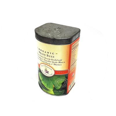 China Factory Wholesale Recyclable Heat Transfer Printed Sri Lanka Tea Coffee Stock Tin Box for sale