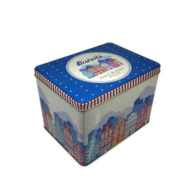 China Recycled Materials Cake Price Custom Cookie Tin Cans Voucher Price Coffee Cans Wholesale for sale