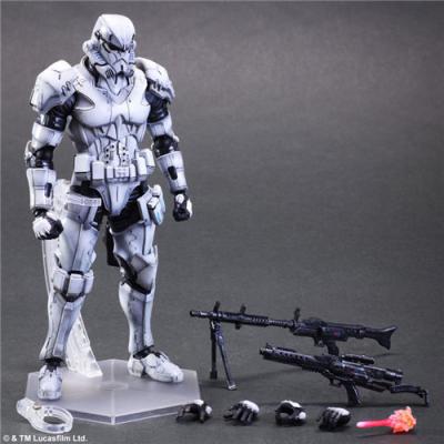 China Cartoon Toy Read To Ship PVC Action Number Star With - rs Joint Mobility White Soldiers For Store Home Decor Latest Style for sale