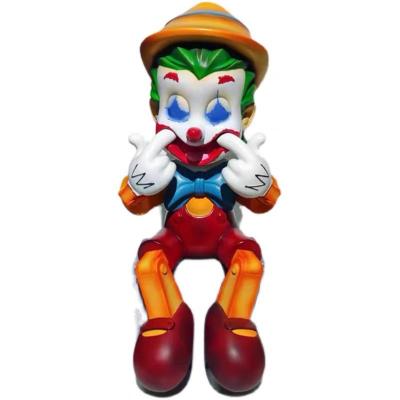 China Drop Shipping Cartoon Pinocchio Joker Cartoon Pinocchio The Clown Action Figure Toy Collectible Model Decoration Desktop Supply Items for sale