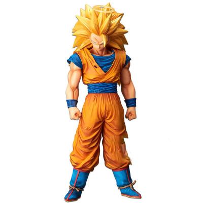 China Toy Customized Wholesale Spot Pvc Japan Cartoon Anime Goku Super Three Shapes Dragon Ball Action Number Toys for sale