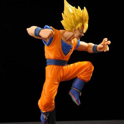 China Toy Customized Wholesale Spot Pvc Japan Cartoon Super Anime Budo Goku Forms Two Jumping Dragon Ball Action Number Toys for sale