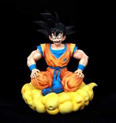 China Toy Customized Wholesale Spot Pvc Japan Cartoon Anime Sitting Goku Dragon Ball Somersault Cloud Action Number Toys for sale