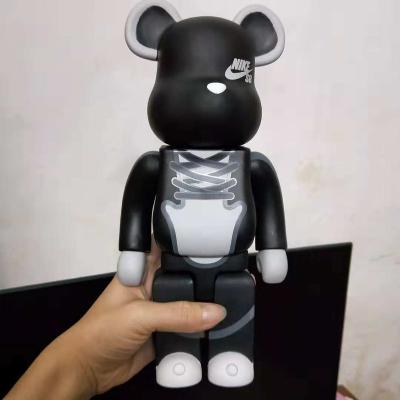 China Art Bearbrickly Bearbrickly Pvc Collection Model 400% 28Cm 1:1 Street Cartoon Toy Drop Shipping Bearbrick Action Number Toy for sale