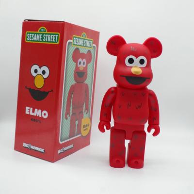 China Art Sesame Street Bearbrick Action Number Toy Bearbrickly Pvc Collection Model 400% 28Cm 1:1 Street Cartoon Toy Drop Shipping for sale