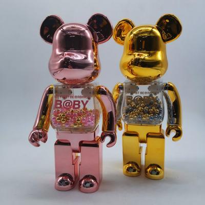 China Wholesale Custom Toy Drop Shipping ABS bearbrick stock number toy 28cm 400% Cartoon Bearbricklys Bear@bricklys for sale