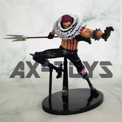 China Cartoon Toy Read To Ship Wholesale PVC 16Cm Decorate Pop Collectable Katakuri Anime One Piece Figure for sale