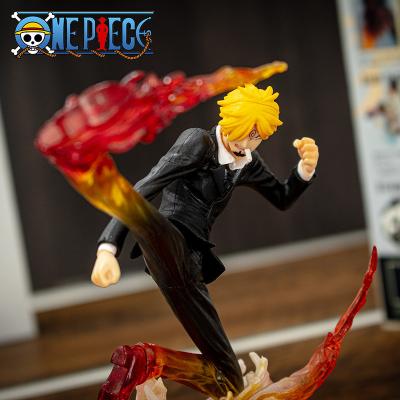 China Cartoon Toy Read To Ship Wholesale PVC 16Cm Decorate Sanji Collectible One Piece Figure for sale