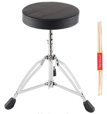 China For Drum Beginners Drum Set Thrones Drum Sneak Height Adjustable Seat Around Portable Chair With Anti-Slip Feet For Drum Beginners for sale