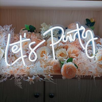 China Fast delivery DIVATLA wedding event concert in current cable 12v silicon lets party led neon signs lights gifts for party wedding decoration for sale