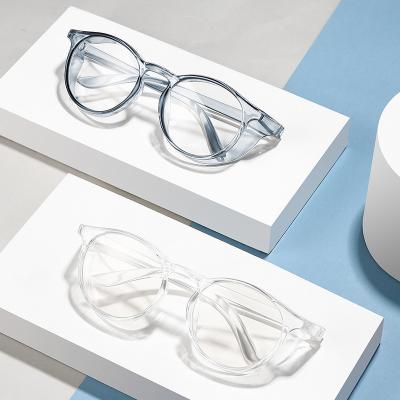 China ANTI-BLUE LIGHT OEM Clear Plastic Frame Blue Light Blocking Glass Optic Glass Fog Light Eyeglass for sale