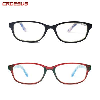 China Propionic Acid Slim Hot Sales Computer Eyewear Thin Frame Blue Light Blocking Reading Glasses for sale