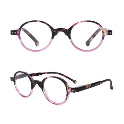 China 2021 Wholesale Colorful Low Price Vintage PC Thin Round Frame Reading Glasses for sale