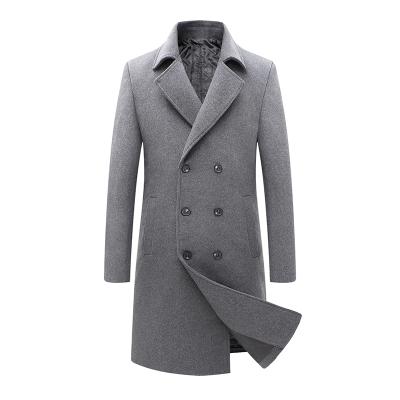 China 2021 Pure Wool Long Coat Customized Viable High Quality Pure Handmade Overcoat For Men Coats Men Wool Long for sale