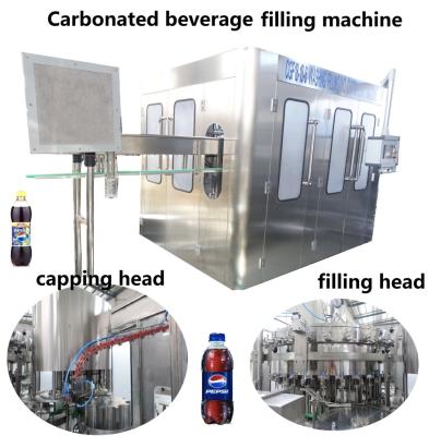 China 7000-12000 BPH Automatic Bottle Filling Machine / Complete Beverage Production Line for sale