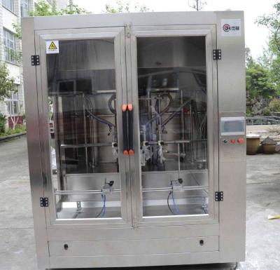 China Máquina de rellenar automática llena del aceite de cocina, planta de empaquetado del aceite de mesa para la botella del animal doméstico en venta