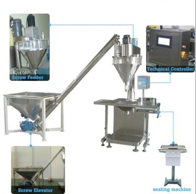 China Semi Automatic Milk Tea Powder Bag Packing Machine For 50g-2kg Low Noise for sale