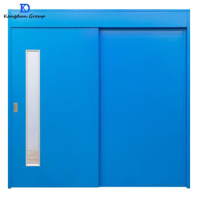 China High Quality Fire Protection Hospital Operating Room Automatic Sensor Sliding Cleanroom Steel Medical Airtight Door for sale