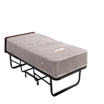 China Foldable Home Or Hotel Used Luxury Single Size Metal Folding Bed for sale