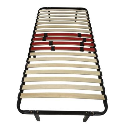 China Storage Single slatted bed base with double KD slats 90x190cm for sale