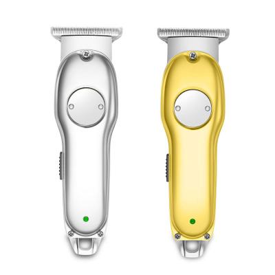 China Usable Charing Electric BES-9513 Professional All Metal Golden Professional Hair Clipper Barber Hair Trimmer for sale