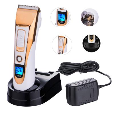 China Usable charing professional electric cordless multifunctional clipper with attachment guide combs for sale