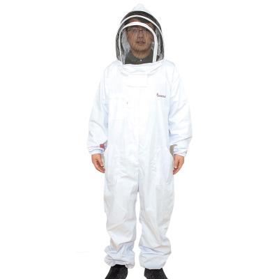 China Round Bee Farm Veil Bee Jacket Beekeeping Suit Cotton Bee Keeper Suit With Good Quality for sale