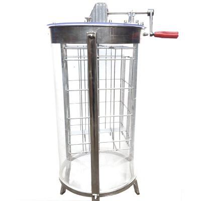 China food & Beverage Plant Beekeeping Equipment 2 Frames Honey Extractor Acrylic Honey Extractor Manual Transparent for sale