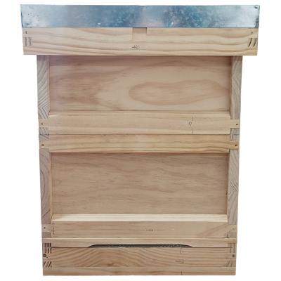 China Wooden Dadant Langstroth Honey Bee Hive Box Beekeeping Custom Unassembled National Equipment Kit For Sale for sale