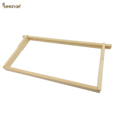 China Custom Wholesale Langstroth Dadant Pine Wood Bee Frame Unmounted Frame for sale