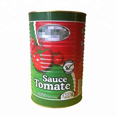 China 4.5kg canned tomato sauce brix 28-30% /22-24% / 18-20% 70G for sale