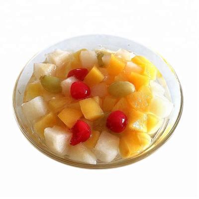 China canned canned fruit mix/mixed fruit in light syrup or heavy syrup in cans for sale